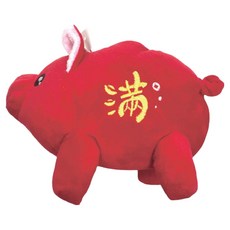 Perla 小豬寵物藏食玩具, 紅色, 1個