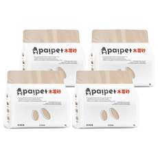 paipet 木薯砂 純植物貓砂, 2kg, 16包, 純淨奶香