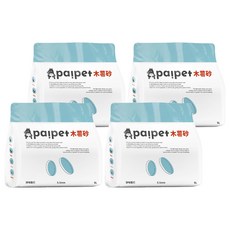 paipet 木薯砂 純植物貓砂, 2kg, 4包, 淨味蘇打