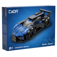 카다 바니랜드 스피드레이싱 미니 블루파이어스펙터 스포츠카 완구 C55055W, 혼합색상