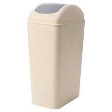 Mabsoshop 長型纖細簡約 Tone & Manner 垃圾桶 BRP2286, 米色