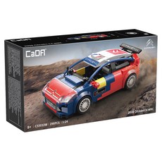 카다 바니랜드 스피드레이싱 2008시트로엥 C4 WRC C55033W, 1개, 혼합색상
