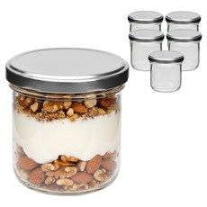 미르코리아 미니 하프 입구넓은 유리병, 6개, 280ml