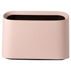 Mabso Shop 簡約便利迷你桌上型家用垃圾桶 BRP2216, 粉紅色