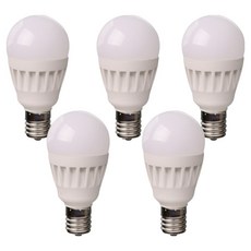 Blooming GK 迷你氪氣 LED 燈泡 E17 5W, 燈泡色, 5個