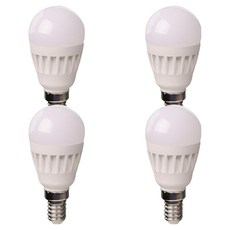 블루밍 GK 미니크립톤 LED전구 E14 5W, 주광색, 4개