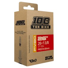 TEN BIKE 內胎 26 x 1 3 / 8 FV60 RVC 法式氣嘴, 1個