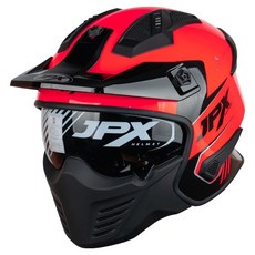 제이피엑스헬멧 모듈러 어드벤쳐 오픈페이스 풀페이스 바이크 오토바이 헬멧 MX726-R, 01.유광레드