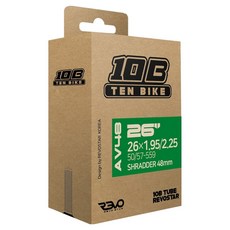 TEN BIKE 內胎 26x 1.95 / 2.25 AV48 美式氣嘴, 1個