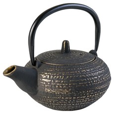 ibili Osaka 鑄鐵濾茶壺, 墨金色, 400ml, 1個