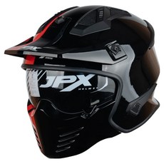 제이피엑스헬멧 모듈러 어드벤쳐 오픈페이스 풀페이스 바이크 오토바이 헬멧 MX726-R, 11.MX04 레드