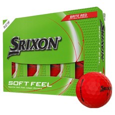 스릭슨 신형 소프트필 골프공 2피스, BRITERED, 12개입, 1개
