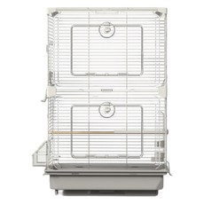 PET'S HANDLER 費洛雙層鸚鵡籠 40 x 28 x 63 cm LY-204, 1個, 灰色