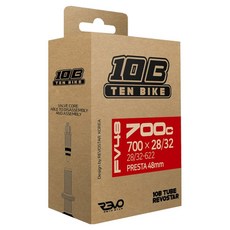 TEN BIKE 內胎 700 x 28 / 32 FV48 RVC 法式氣嘴, 1個