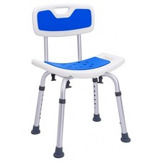 康逸 和韻舒靠防滑浴椅 G02, 白色 + 藍色, 1個