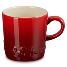 르크루제 홀리 카푸치노 머그 200ml, 빨강, 단품, 1개