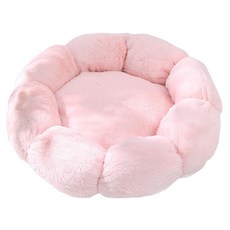 咕沛日常 花朵睡眠窩 貓咪狗狗通用, 粉色, 1個