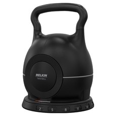 멜킨스포츠 무게조절 7단 트위스트 크로스핏 캐틀벨, 1개, 20kg, 스페이스블랙