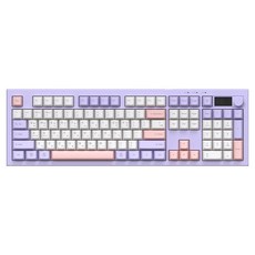 COX 3MODE 멤브레인 유무선 키보드, 제조사축, CM105KDW, Lavender 제조사축, CM105KDW, Lavender