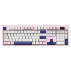 COX 3MODE 멤브레인 유무선 키보드, 제조사축, CM105KDW, Pink