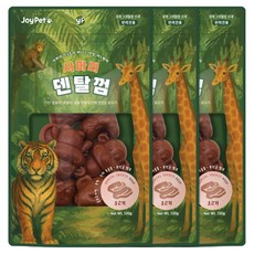 조이펫 강아지 사파리 덴탈껌 간식, 소고기, 120g, 3개 소고기, 120g, 3개