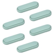 이고다 세이프락 서랍 안전 잠금장치, 라이트 그린, 6개