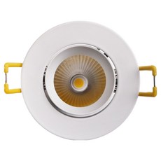vittz COB 無殘影旋轉筒燈 嵌入式燈 8W 75mm, 白色 + 自然白, 10個