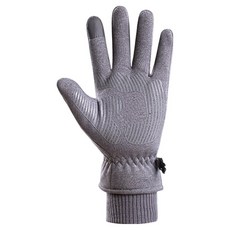 MarketA 嚴冬保暖登山滑雪手套 雙手穿戴組, 灰色, 1套