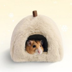 레몽크리프 햄스터 포근 포포룸 L 15 x 15 cm, 베이지, 1개