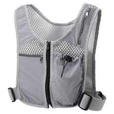 MarketA 跑步登山運動背心包, 灰色, 1個