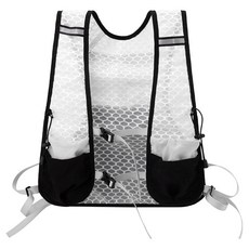 MarketA 輕量戶外自行車跑步背心包, 白色, 1個