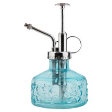 디케이원 실내 정원용 다육 식물 푸쉬형 분무기, 블루 + 실버(헤드), 1개