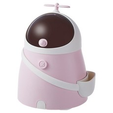 Mabso Shop 迷你太空人桌上型垃圾桶 BRP2218, 粉紅色