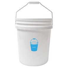 월드크린 버킷28 세차버킷, 20L, 화이트