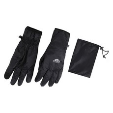 MarketA 男士冬季防風多功能騎行手套 雙手穿戴 + 收納袋套組, 黑色, 1套
