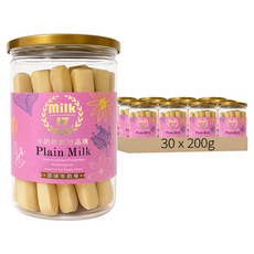 純新 milk17 原味牛奶棒, 200g, 30個