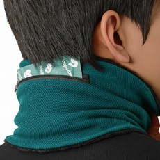 GRS 스포츠 핫팩 + 숏 넥워머 세트, 그린, 2세트