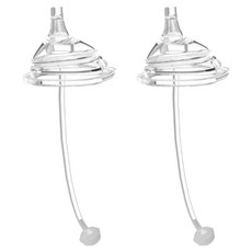 hegen 奶瓶通用V型切口套組, 2套, V型切口奶嘴 + 重力球吸管