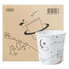 HANBIT 我們的星星 一般紙杯 180ml, 1000個, 1套