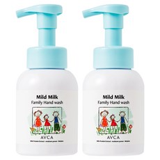 아브카 패밀리 약산성 저자극 핸드워시 순한 우유향, 2개, 300ml