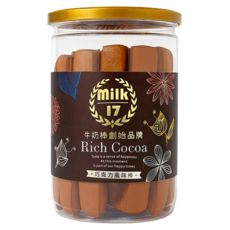 純新 MILK17 巧克力風味棒, 200g, 1個