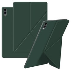세로 거치 마그네틱 벤디 커버 케이스 갤럭시탭S11울트라 카키 TA-7 + 태블리스 세로 거치 마그네틱 벤디 커버 케이스, 1개