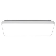 Meliving 輕簡約客廳可調光吸頂燈 附遙控器 LED50W 無頻閃, 白色 + 晝光色