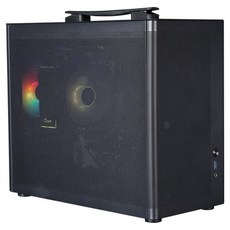 MONSTARGEAR 迷你塔式全網狀頂部提把PC機殼 Y300M, 1個, Y300M(黑色)