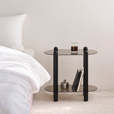 MAISON DE COMME MA Glow層架, 單色黑, 2層