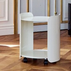 텍스쳐 TR1 트롤리 라운드 방문설치, white, 2단
