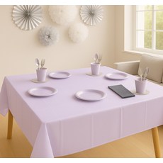 파티쇼 행사용 테이블보 라벤다 137 x 274 cm, 1개, 2개입
