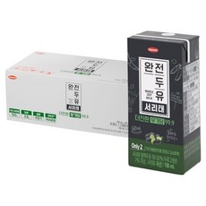 전두유 완전두유 더진한 서리태 무가당 99.9, 190ml, 24개
