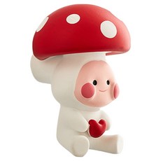 CASHCOO 可愛蘑菇冰箱裝飾磁鐵, type01