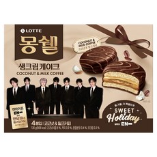 몽쉘 코코넛 & 밀크커피 생크림 케이크, 136g, 1개